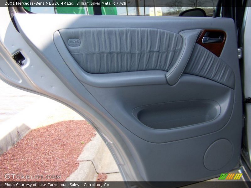Brilliant Silver Metallic / Ash 2001 Mercedes-Benz ML 320 4Matic