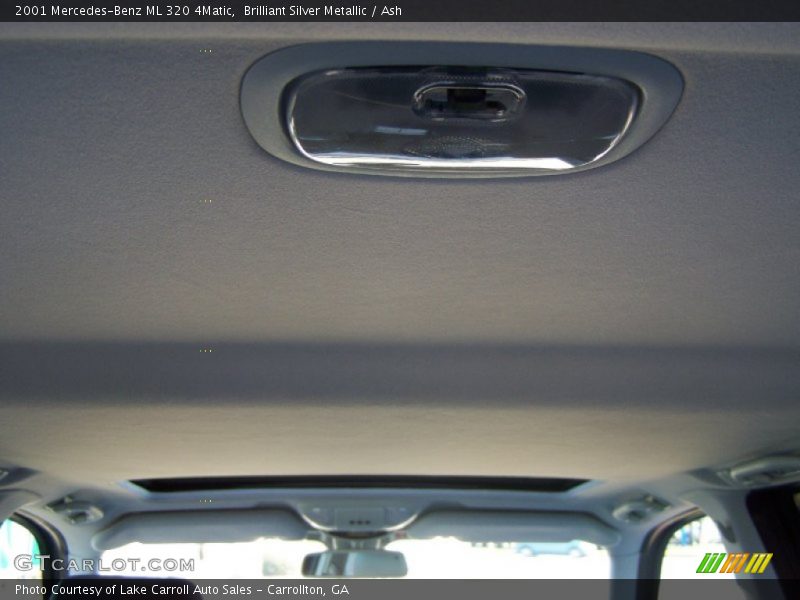 Brilliant Silver Metallic / Ash 2001 Mercedes-Benz ML 320 4Matic
