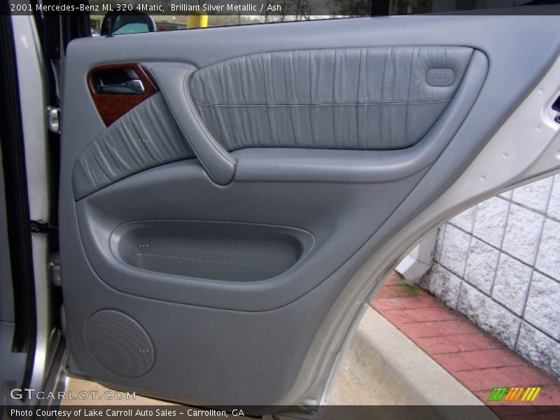 Brilliant Silver Metallic / Ash 2001 Mercedes-Benz ML 320 4Matic