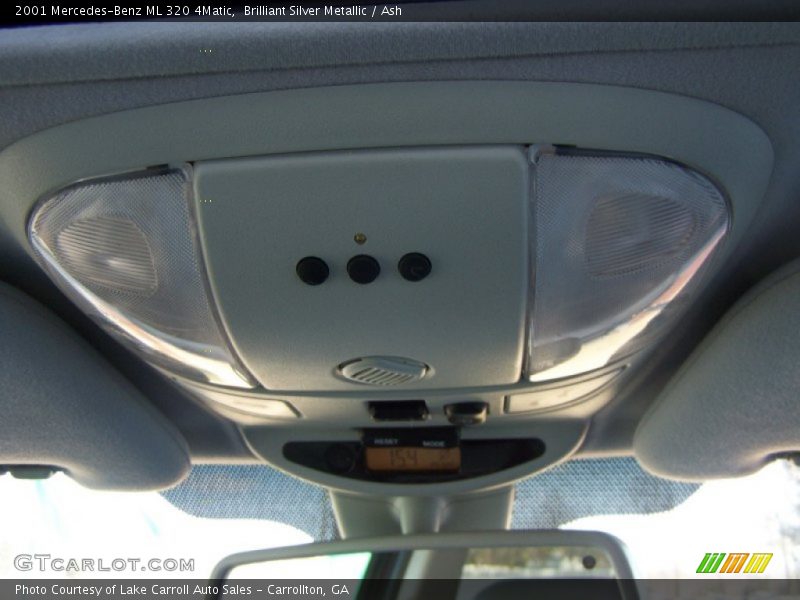 Brilliant Silver Metallic / Ash 2001 Mercedes-Benz ML 320 4Matic