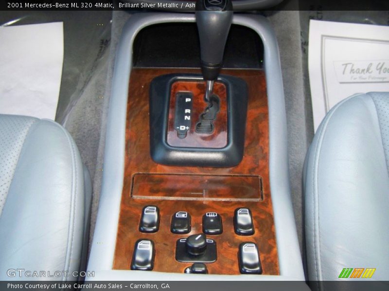 Brilliant Silver Metallic / Ash 2001 Mercedes-Benz ML 320 4Matic