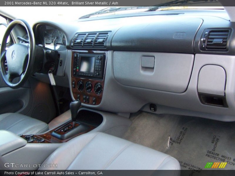 Brilliant Silver Metallic / Ash 2001 Mercedes-Benz ML 320 4Matic