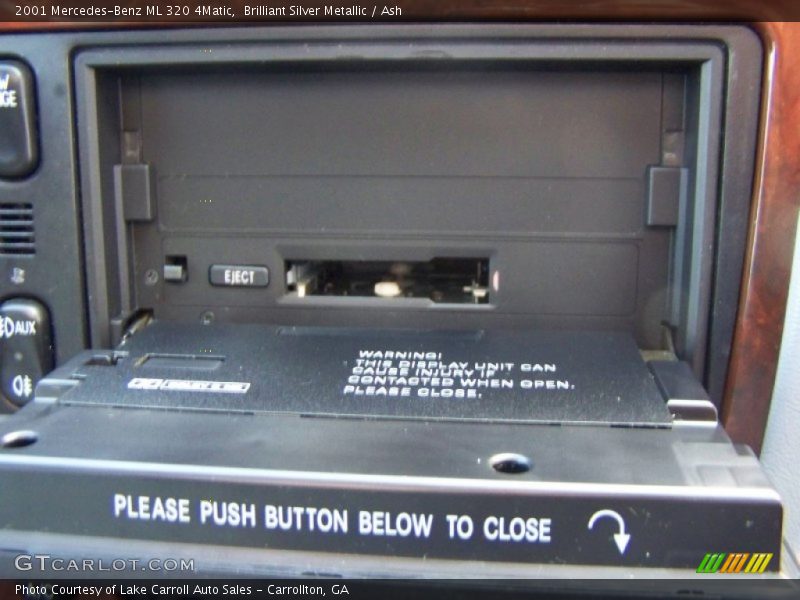 Brilliant Silver Metallic / Ash 2001 Mercedes-Benz ML 320 4Matic