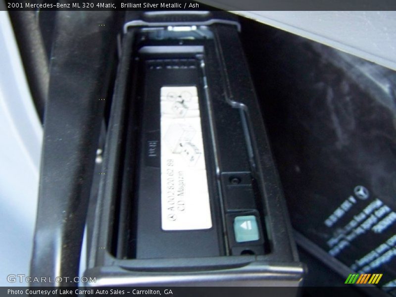 Brilliant Silver Metallic / Ash 2001 Mercedes-Benz ML 320 4Matic