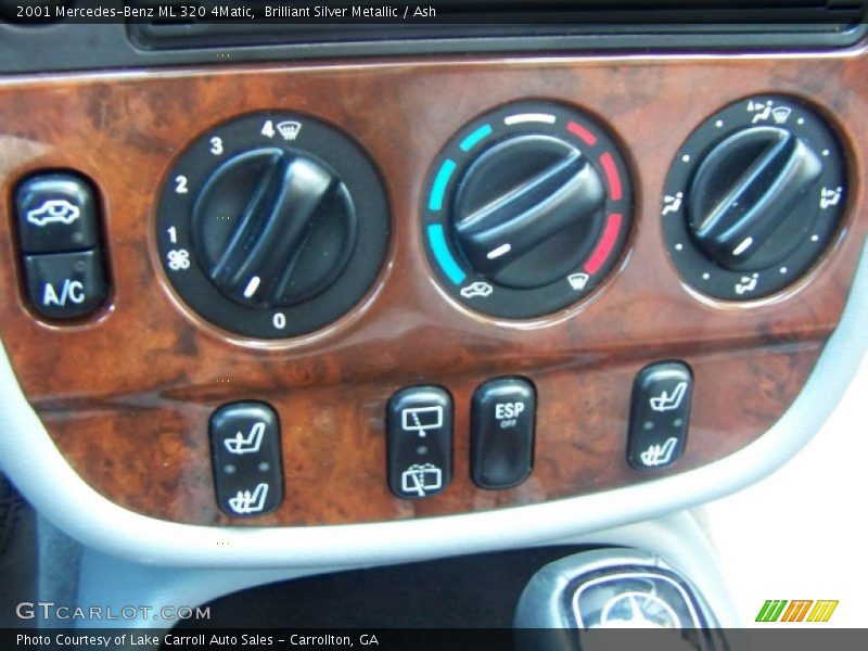 Brilliant Silver Metallic / Ash 2001 Mercedes-Benz ML 320 4Matic