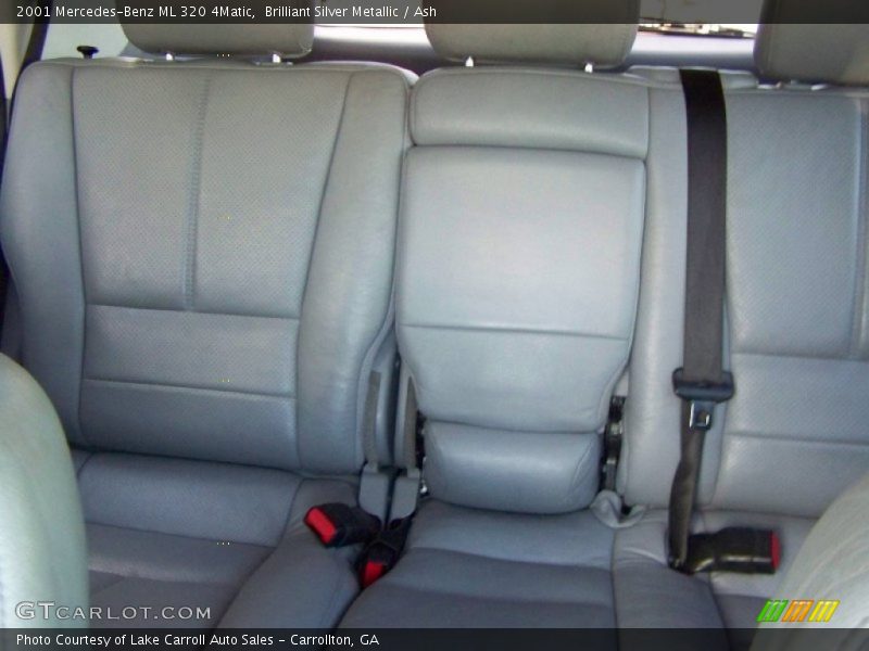 Brilliant Silver Metallic / Ash 2001 Mercedes-Benz ML 320 4Matic