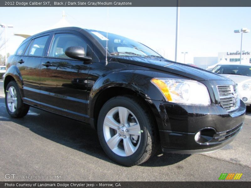 Black / Dark Slate Gray/Medium Graystone 2012 Dodge Caliber SXT