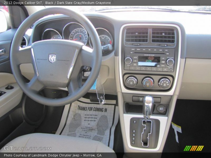 Black / Dark Slate Gray/Medium Graystone 2012 Dodge Caliber SXT