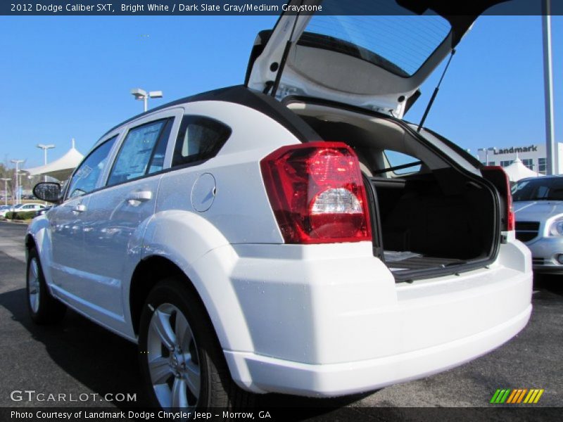 Bright White / Dark Slate Gray/Medium Graystone 2012 Dodge Caliber SXT