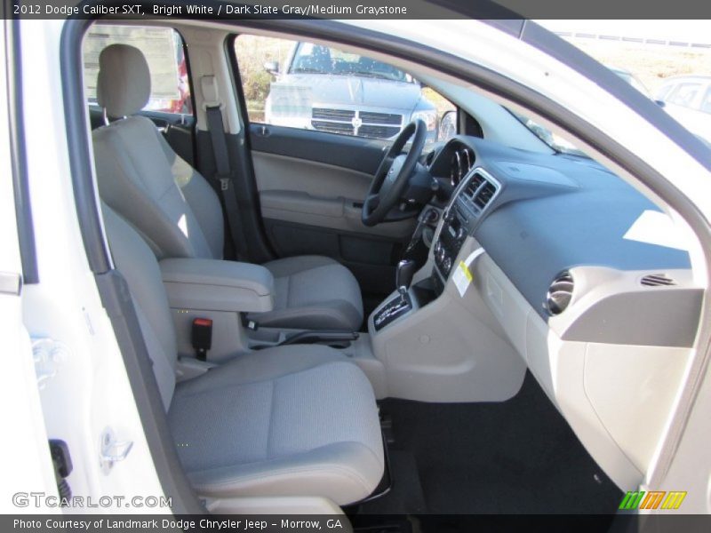 Bright White / Dark Slate Gray/Medium Graystone 2012 Dodge Caliber SXT