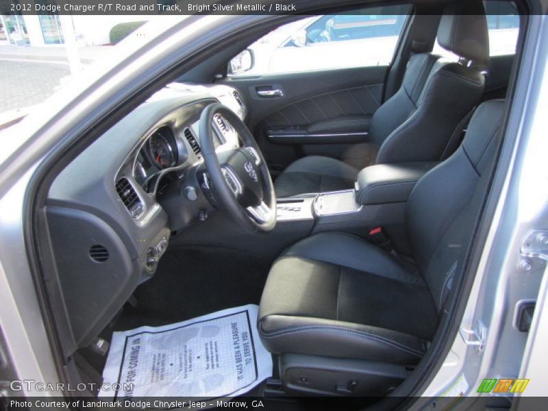 Bright Silver Metallic / Black 2012 Dodge Charger R/T Road and Track