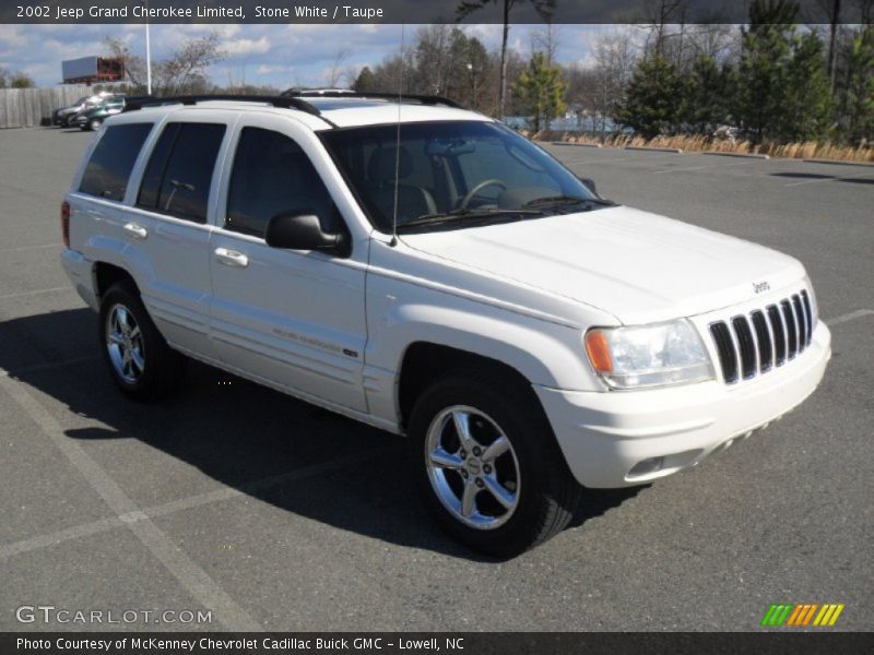 Stone White / Taupe 2002 Jeep Grand Cherokee Limited