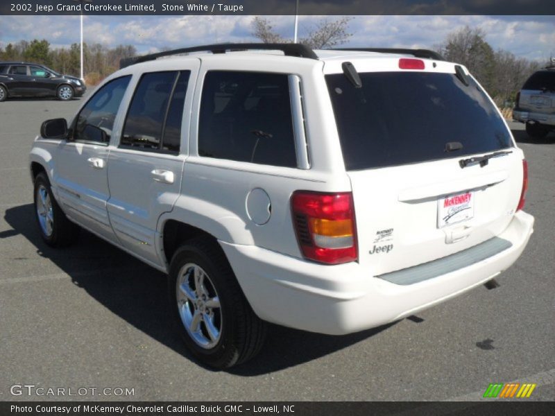 Stone White / Taupe 2002 Jeep Grand Cherokee Limited