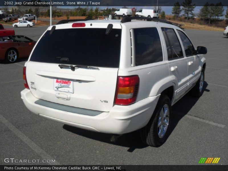 Stone White / Taupe 2002 Jeep Grand Cherokee Limited