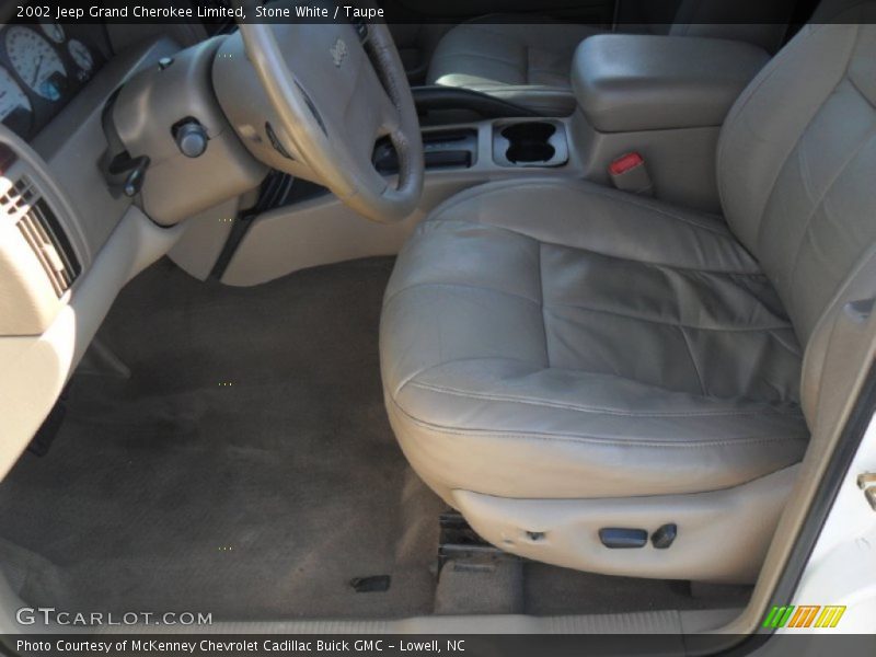 Stone White / Taupe 2002 Jeep Grand Cherokee Limited
