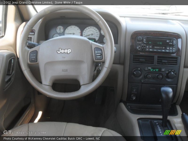 Stone White / Taupe 2002 Jeep Grand Cherokee Limited
