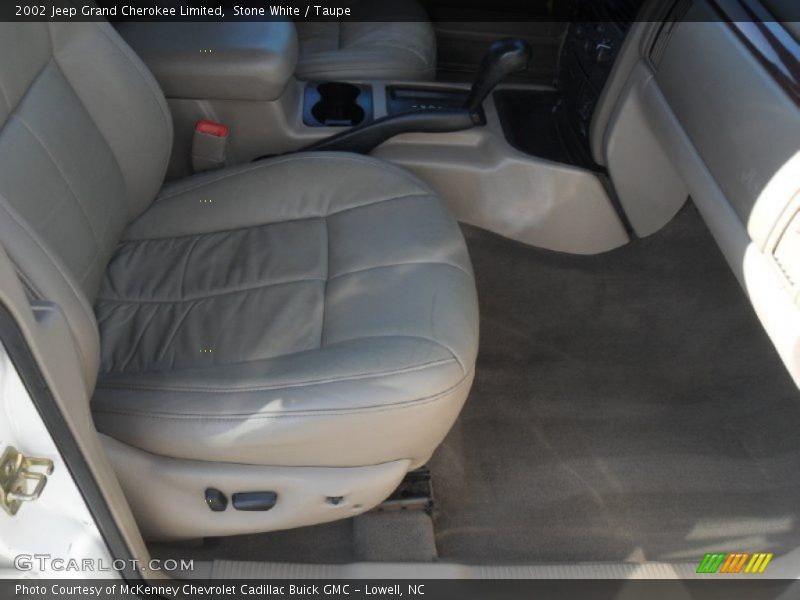 Stone White / Taupe 2002 Jeep Grand Cherokee Limited