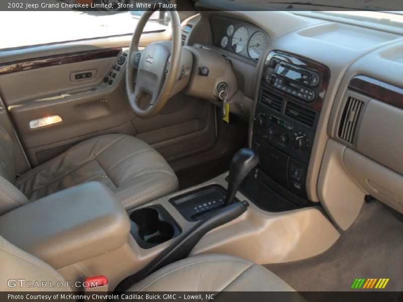Stone White / Taupe 2002 Jeep Grand Cherokee Limited