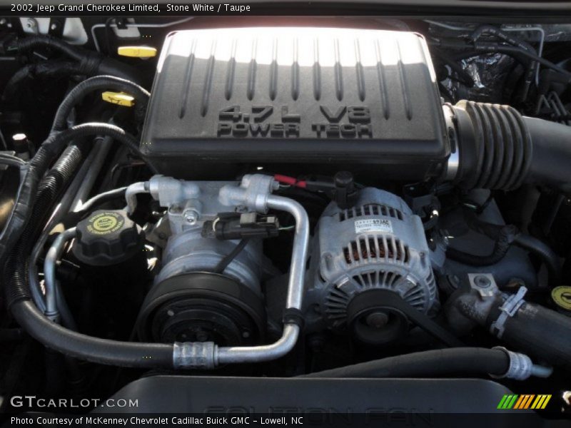  2002 Grand Cherokee Limited Engine - 4.7 Liter SOHC 16-Valve V8