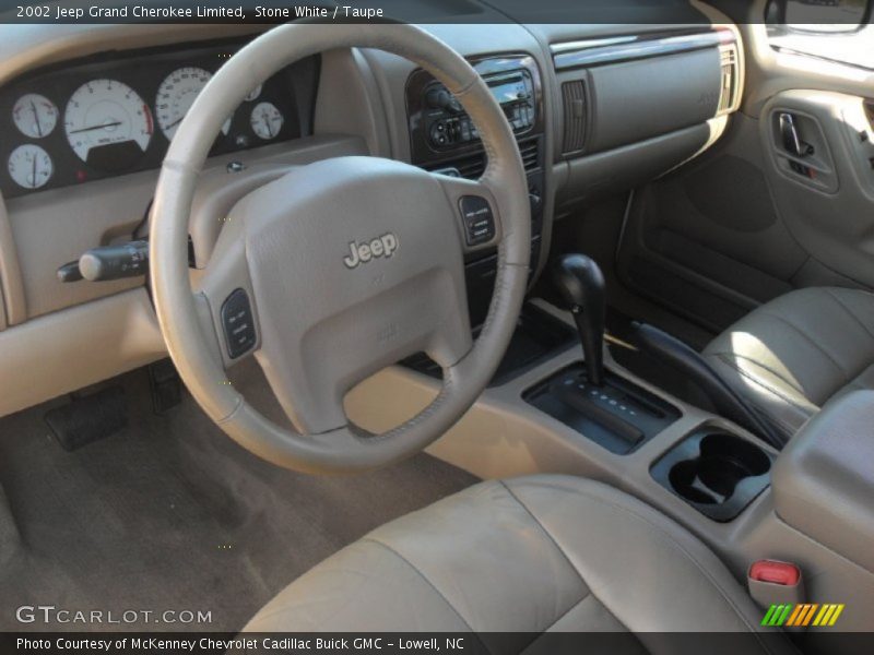 Taupe Interior - 2002 Grand Cherokee Limited 
