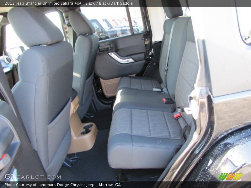 Black / Black/Dark Saddle 2012 Jeep Wrangler Unlimited Sahara 4x4