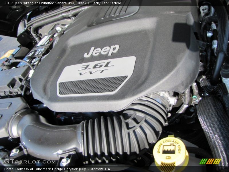 Black / Black/Dark Saddle 2012 Jeep Wrangler Unlimited Sahara 4x4