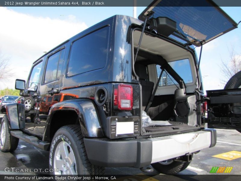 Black / Black 2012 Jeep Wrangler Unlimited Sahara 4x4
