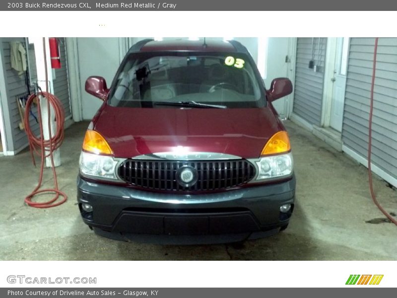 Medium Red Metallic / Gray 2003 Buick Rendezvous CXL