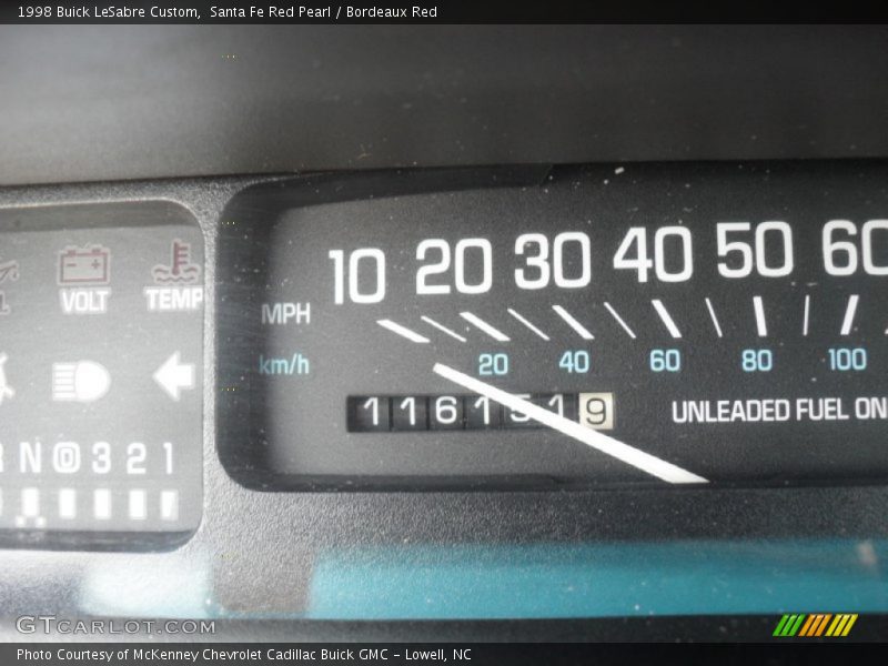 Santa Fe Red Pearl / Bordeaux Red 1998 Buick LeSabre Custom