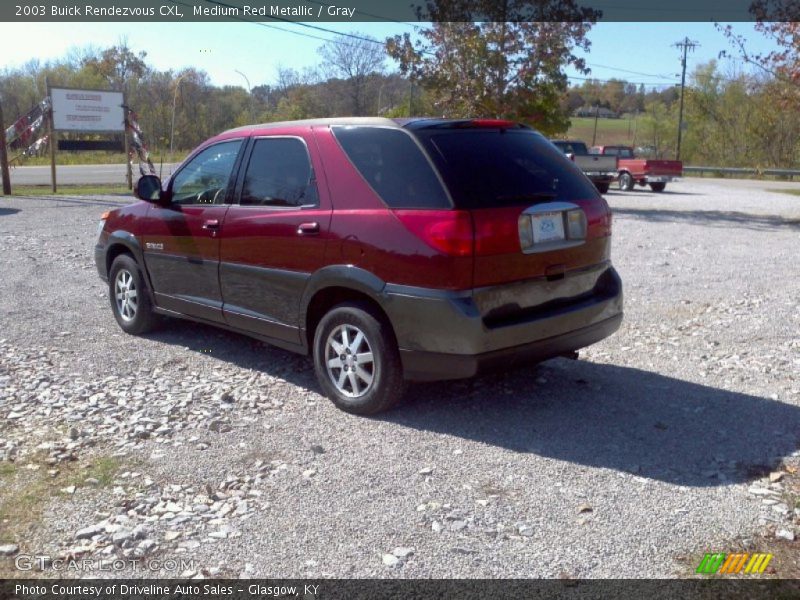 Medium Red Metallic / Gray 2003 Buick Rendezvous CXL