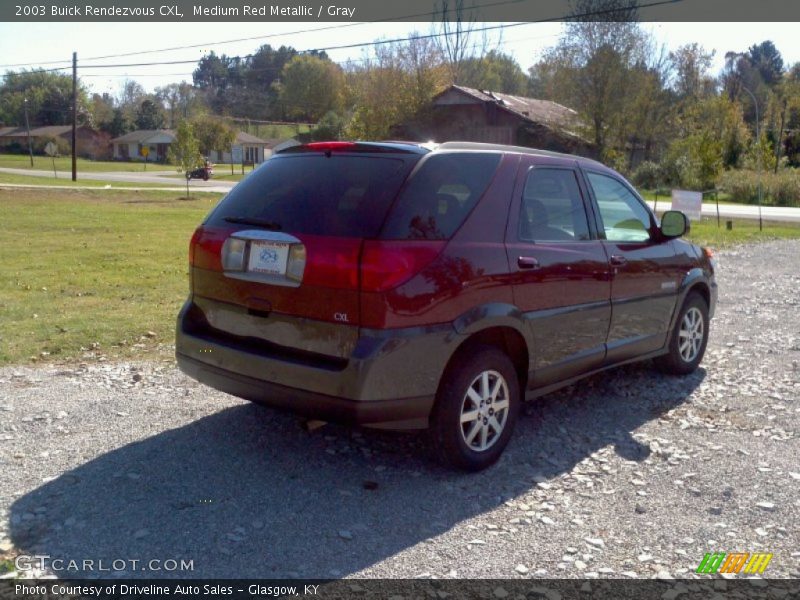Medium Red Metallic / Gray 2003 Buick Rendezvous CXL