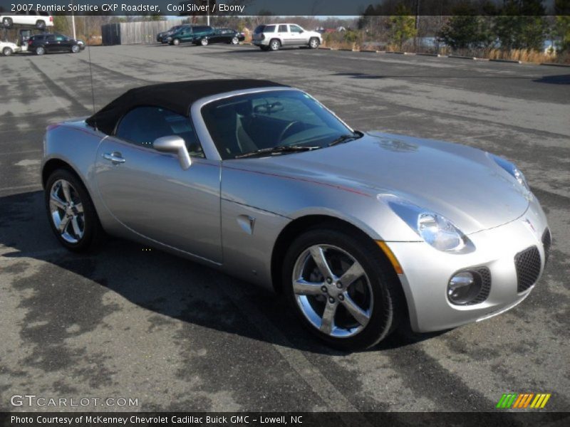 Cool Silver / Ebony 2007 Pontiac Solstice GXP Roadster