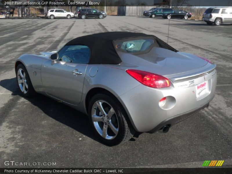 Cool Silver / Ebony 2007 Pontiac Solstice GXP Roadster