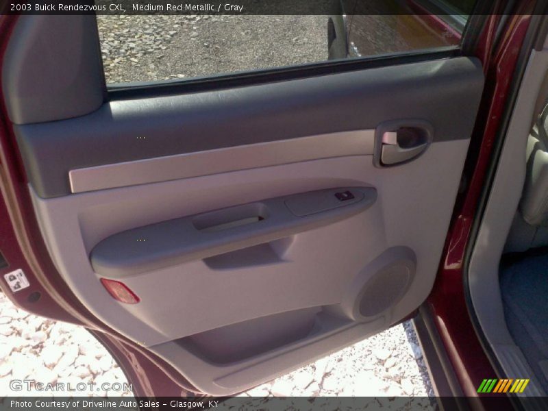 Medium Red Metallic / Gray 2003 Buick Rendezvous CXL