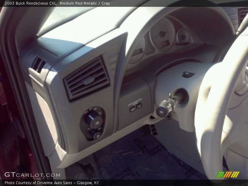 Medium Red Metallic / Gray 2003 Buick Rendezvous CXL