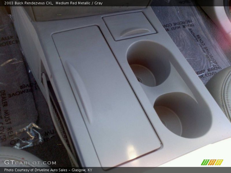Medium Red Metallic / Gray 2003 Buick Rendezvous CXL