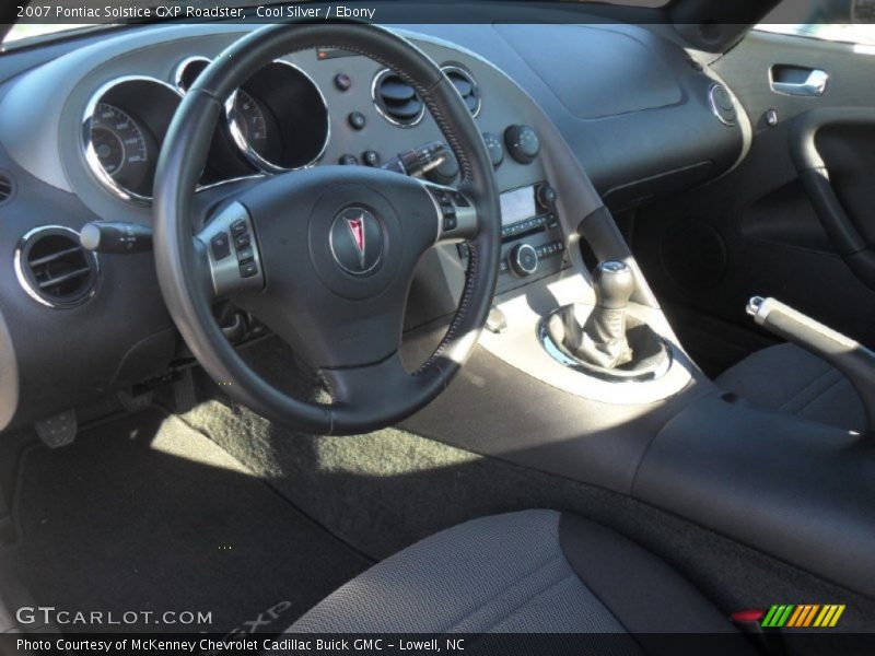 Cool Silver / Ebony 2007 Pontiac Solstice GXP Roadster