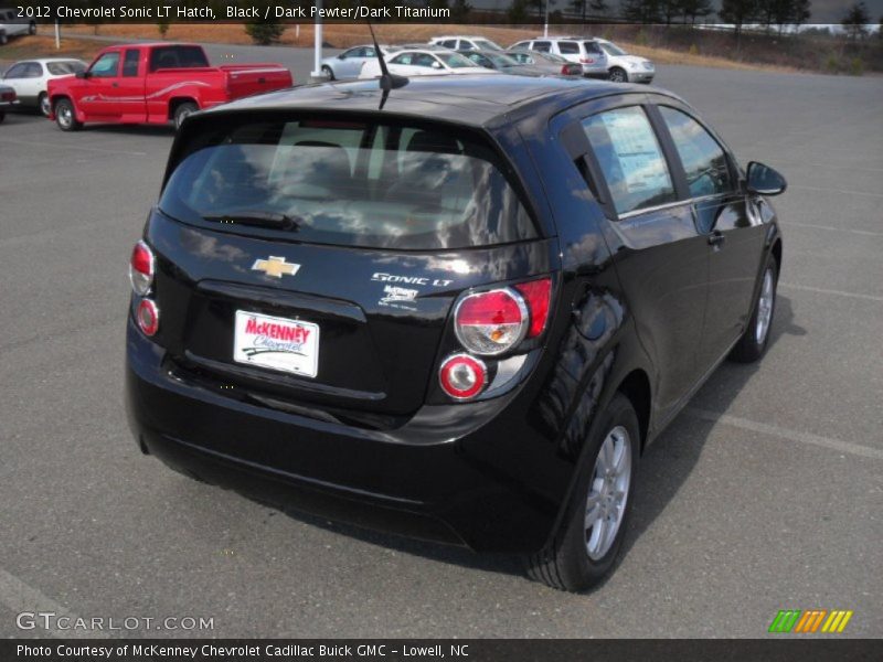 Black / Dark Pewter/Dark Titanium 2012 Chevrolet Sonic LT Hatch