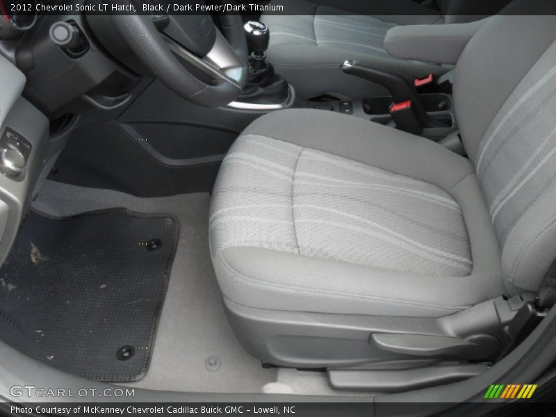 Black / Dark Pewter/Dark Titanium 2012 Chevrolet Sonic LT Hatch