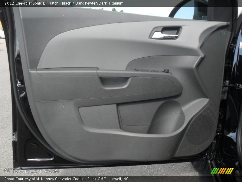 Black / Dark Pewter/Dark Titanium 2012 Chevrolet Sonic LT Hatch
