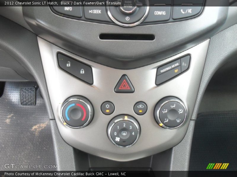 Controls of 2012 Sonic LT Hatch