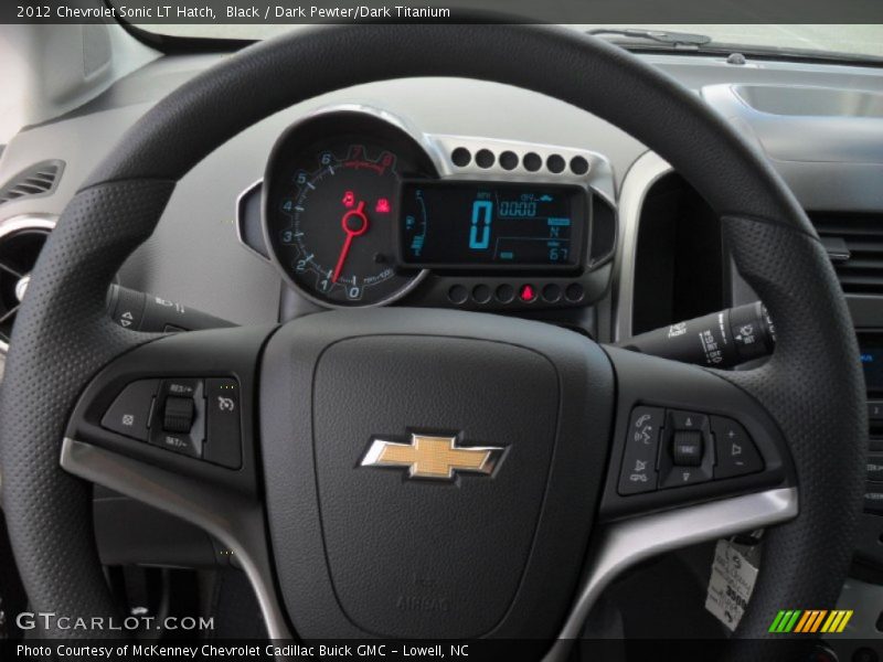 Black / Dark Pewter/Dark Titanium 2012 Chevrolet Sonic LT Hatch