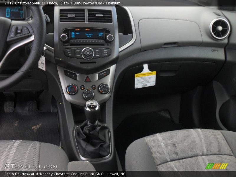 Black / Dark Pewter/Dark Titanium 2012 Chevrolet Sonic LT Hatch