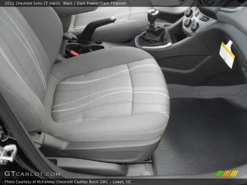 Black / Dark Pewter/Dark Titanium 2012 Chevrolet Sonic LT Hatch