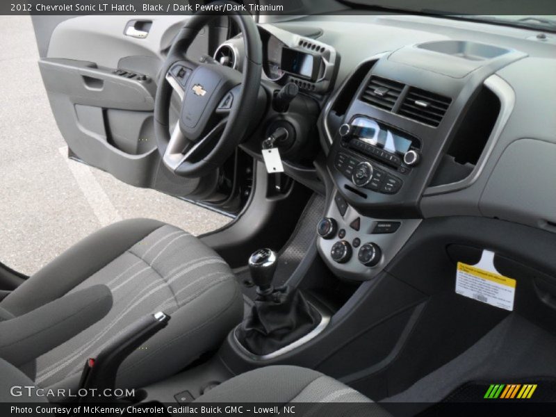 Black / Dark Pewter/Dark Titanium 2012 Chevrolet Sonic LT Hatch
