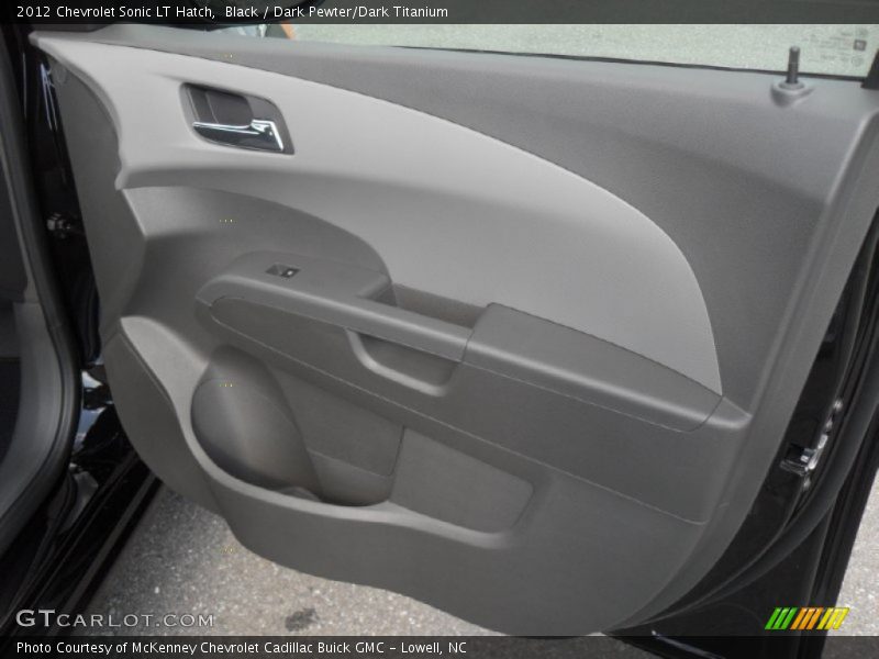 Black / Dark Pewter/Dark Titanium 2012 Chevrolet Sonic LT Hatch