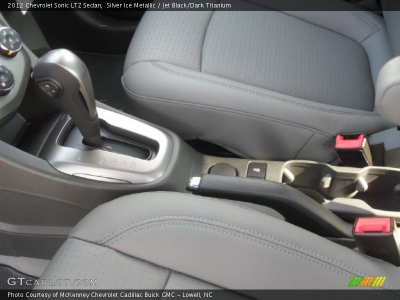 Silver Ice Metallic / Jet Black/Dark Titanium 2012 Chevrolet Sonic LTZ Sedan