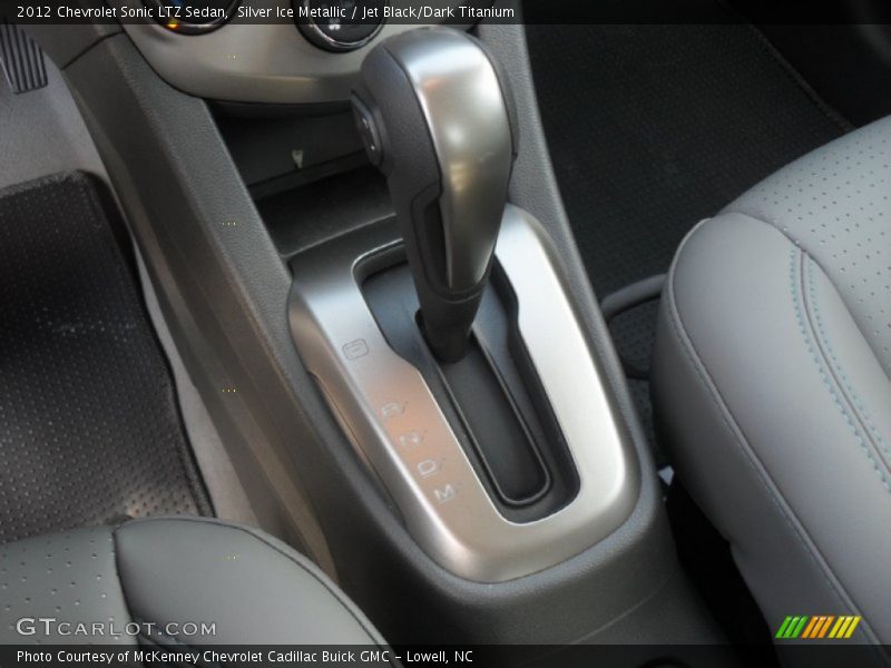 Silver Ice Metallic / Jet Black/Dark Titanium 2012 Chevrolet Sonic LTZ Sedan