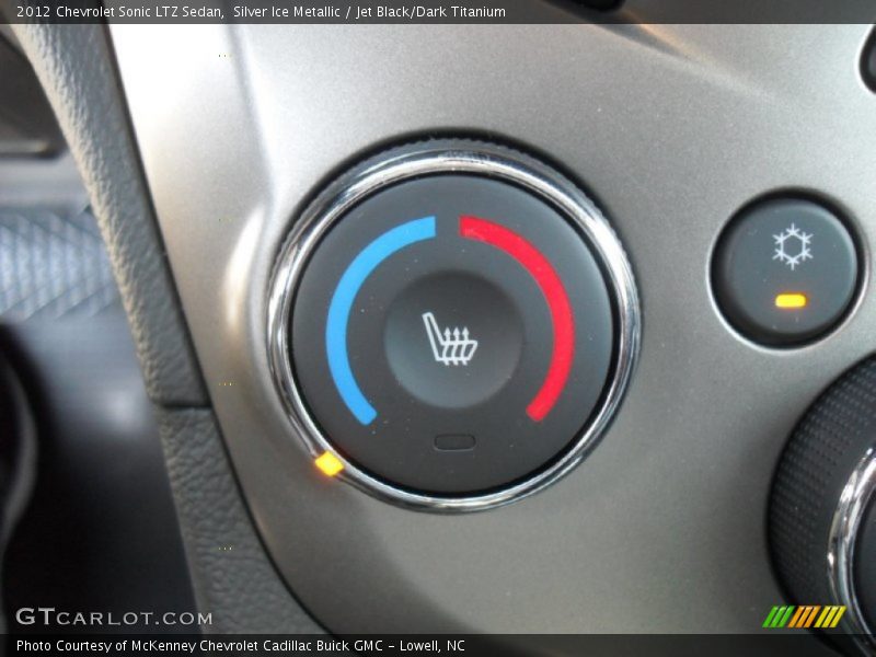 Silver Ice Metallic / Jet Black/Dark Titanium 2012 Chevrolet Sonic LTZ Sedan