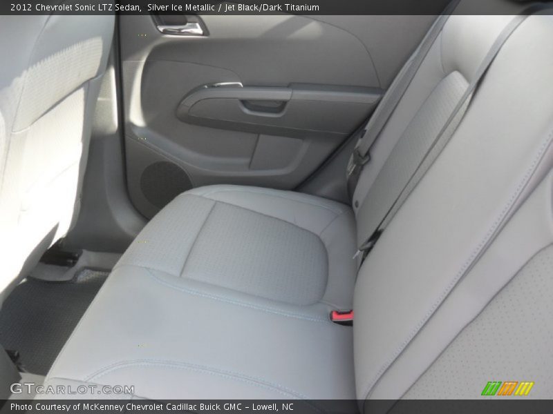 Silver Ice Metallic / Jet Black/Dark Titanium 2012 Chevrolet Sonic LTZ Sedan